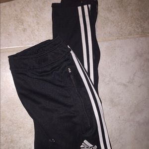 Original Adidas sweats with zipper down😌
